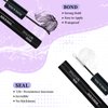 Lash Extension Kit Anforlin Fluffy Eyelash Extension Kit with 210PCS 80D+100D 8-16mm Lash Clusters, Lash Bond&Seal and Lashes Tweezers DIY Individual Eyelashes Kit for Beginner DIY at Home
