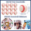 ANPHILE Baseball Party Favors, Baseball Birthday Party Supplies with Goodie Bags Slap Bracelets Stickers Mini Bouncy Balls Toy for Goodie Bag Stuffers,Classroom Prize