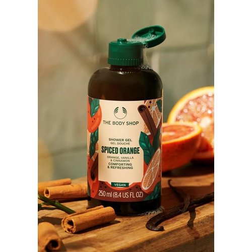 The Body Shop Spiced Orange Shower Gel 8.4 Fl Oz