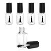 AHIER Nail Polish Bottles, Empty Nail Polish Bottles with Brush Cap (5ml 5P)