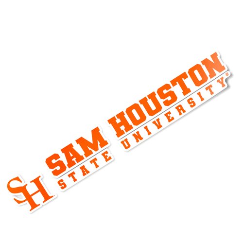 Desert Cactus Sam Houston State University Sticker Bearkats Name Logo Vinyl Decal Laptop Water Bottle Car Scrapbook (8 Inch Sticker)
