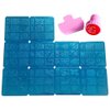 FingeAngel 10PCS Nail Plates +1 Nail Stamper + 1 Nail Scraper Nail Art Image Stamp Stamping Plates Manicure Template Nail Art Tools (A1-10)