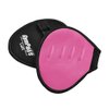 GymPaws Ladies Workout Gloves Pro - Washable Leather Hand Pads w 4 Fingerloop SweatProof Backing (Pink)