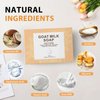 HOYEHOLA Goat Milk Soap Bar 3 Packs - Natural Moisturizing Soap Bar for Men Women All Skin Types Face & Body, 14oz Pack of 3 Bars