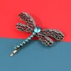 2PCS Vintage Rhinestone Hair Clips Hollow Dragonfly Graphics Hairpin Side Clip Alloy Barrettes Bobby Pin Hair Accessories Women Lady …