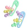 Bonka Bird Toys 2197 Pk2 Paci Pin 3" Long by 1.75" High Medium Parrot Foot Talon Cage Toy, Conure, Quaker, Ringneck, and Similar Sized Birds