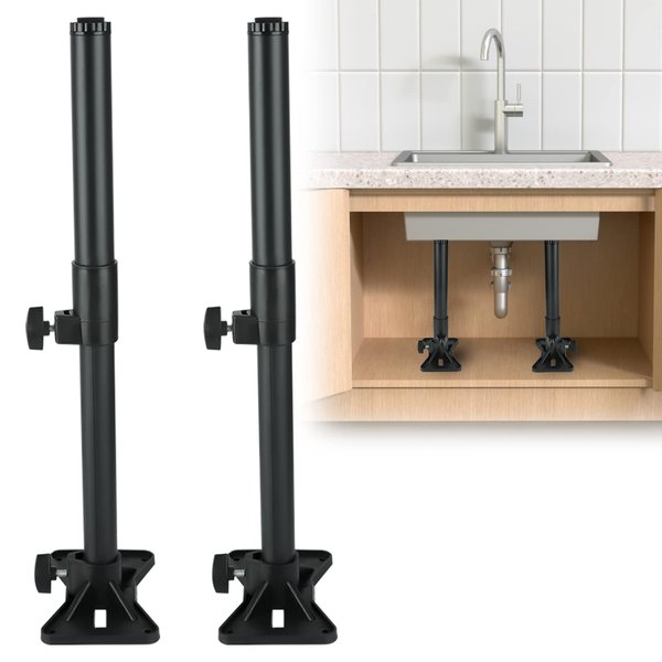 Undermount Sink Support Repair Brackets - YMOBBU Undermount Sink Repair Kit System Kitchen Sink Adjustable Brackets (13.7-23.6 inch)