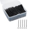 Black Bobby Pins, 400PCS Hair Bobby Pins for Women, Bun Pins for Thick Hair Thin hair and All Hair Types, Hair Pins with Case, 1.97 inch