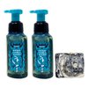 Bath & Body Works Wicked Vanilla Woods 2 Pack Gentle Foaming Hand Soap Bundle with a Charcoal Scrub Bar Soap - Full Size