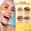 30 Pairs Lip Masks & Eye Mask, 24K Gold Gel Crystal Collagen Eye Patches for Puffy Eyes, Moisturizing Lip Mask Crystal Lip Pads, Under Eye Patches for Dark Circles, Eye Bags, Wrinkles and Fine Lines