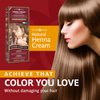 Surya Brasil Henna Hair Color Cream - Semi-Permanent Natural Dye for Gray Coverage - Deep Conditioning, Dark Brown, 2.37 oz