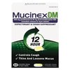 Mucinex DM 12-Hour Expectorant and Cough Suppressant Tablets, 40 ct