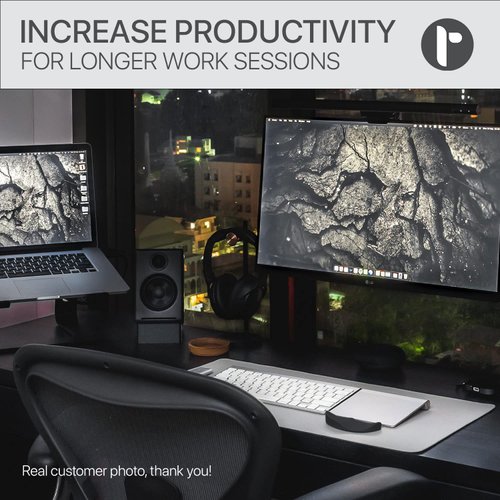 Reloot Glider v2 - Ergonomic Gliding Palm Rest, Smooth Glide, Soft Cooling Material, Sliding Wrist Pad That Moves with Your Mouse, Physician Designed for Carpal Tunnel Syndrome, Lightweight Wrist Rest