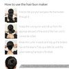 LIDESHUE 4 Pcs Hair Bun Maker, Hair Bun Maker For Women and Kids, Ballet Bun Maker-Easy Bun Hair Tool-Shaper Bun Hair Tool (Black+Dark Brown+Light Brown+Blonde)