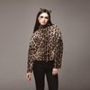 Cheetah Ears Headband with Gold Temporary Tattoos Leopard Costume Accessories Halloween Cat Cosplay Party Supplies