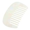 VOCOSTE Hair Comb Wide Tooth, Anti-Static Pocket Size Comb for Thick, Curly Hair, Hair Care, Detangling Comb, for Wet and Dry, White