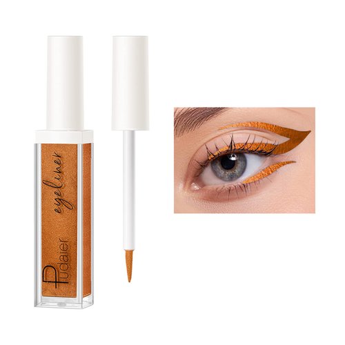 ZUK Liquid Eyeliner, Glitter Eyeliner, Quick-Drying, Rich Pigment, Colourful Eyeliner, Waterproof & Smudge Proof, Long Lasting 10#, 0.11 Fl Oz