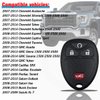 Montgopest Car Key Fob Keyless Entry Remote Compatible with Chevy Silverado Avalanche Captiva Equinox Tahoe Traverse, GMC Sierra Acadia Savana Yukon, Remote Start Replacement OUC60221, OUC60270