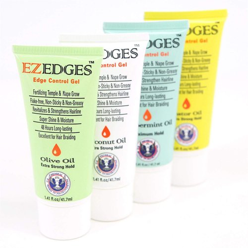 EZEDGES EDGE CONTROL GEL Maximum Hold (Peppermint Oil), 1.41 oz.
