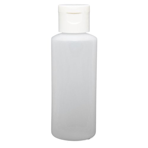 12-2-ounce Travel Bottles with Flip Caps (White Cap)