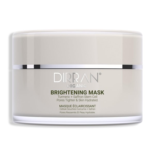 DIRRAN ORGANIC Brightening Mask Mineral Rich Invigorates Look Of Dull, Fatigued Skin To Restore A Healthy, Youthful Appearance Leave Pores Tighter And Skin Hydrated.
