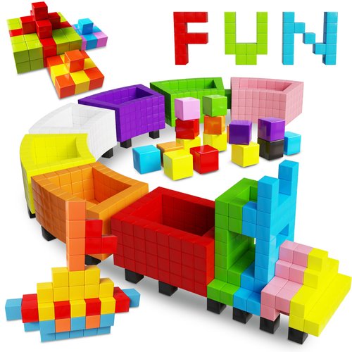 Gifcomda Magnetic Blocks 90Pcs Magnetic Building Blocks Magnetic Tiles for Toddlers Kids Ages 4-8 Magnet Toys Stem Toys for 3 Year Old Girl Gifts Boy Gifts Birthday Christmas