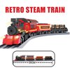 Train Building Blocks Sets STEM Model Toys Building Mini Bricks Kits with Train Tracks DIY Construction Educational Gift 578pieces for 8+ Kids (Steam)