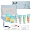 Eco Botanics Amenity & Accessory Kit | 0.85 oz Travel Size Shampoo, Conditioner, Lotion, Body Wash, Body Bar, Cleansing Bar, Shave & Dental Sets, Make-Up Remover Wipes, & Vanity Kit | 1 set per case