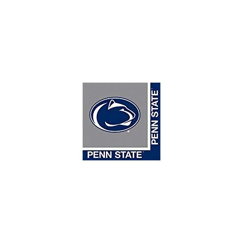 NCAA Creative Converting Penn State Nitty Lions Party Bundle Lunch Napkins (60)