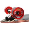Bigfoot Longboard Wheels 76mm 80A SHR Mountain Cruisers Translucent Red