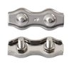 Cozihom 1/8 Inch M3 Stainless Steel Duplex 2-Post Cable Clamp, Wire Rope Clip Cable Clamp, Pack of 14