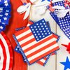 40PCS American Flag Paper Plates and Napkins Party Supplies, Disposable Patriotic Party Plates and Napkins Tableware Set for Memorial Day 4th of July Independence Day Decorations Serves 20 Guests