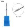 NMKL38 Cuticle Nail Drill Bits Flame Shape 3/32” Professional Safety Cuticle Clean Tool Dead Skin Remover Manicure