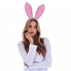 SUMERSHA 2Pcs Easter Bunny Ears Headband Rabbit Ear Headband Easter Cosplay Hairbands Halloween Party Costume Accessories (White, Gray)