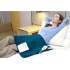 Ruqiji 17''x33'' XXXL King Size Heating Pad with Fast-Heating Technology&10 Temperature Settings, Flannel Electric Heating Pad/Pain Relief for Back/Neck/Shoulders/Menstrual Pain/Leg Cramp (Dark Teal)