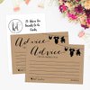 25 Rustic New Mommy or Parent Advice Cards For Baby Shower Game Activities Ideas, Expecting Words of Wisdom Message for Parent To Be Boy Girl Co-Ed Couples Gender Reveal Keepsake Alternative Guestbook
