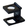 Binger BG801 10x Compact Metal Folding Magnifier Optical Glass Linen Tester
