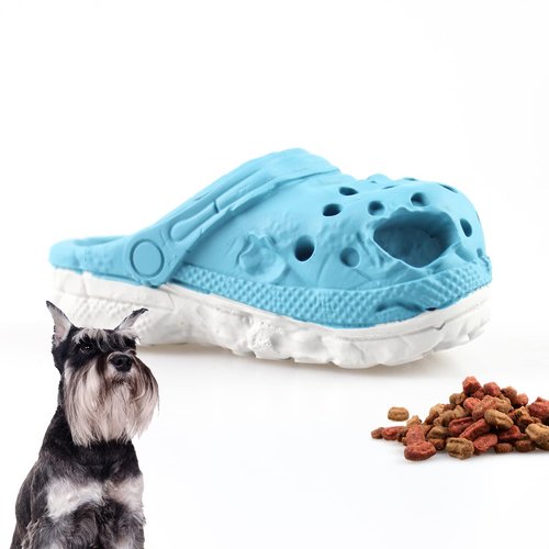 MONDOTOY Dog Chew Toy,Durable Rubber Slipper Toy for Puppy,Dog Tough Toys for Pet Training and Cleaning Teeth,Interactive Puppy Toys Aggressive Chewers Small Meduium Breed