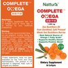 Nattura Complete Omega 3-6-7-9, Pure Sea Buckthorn Oil, European Quality, from Unrefined, Cold Pressed Whole Sea Buckthorn Wild Berries - 1,200mg - 2 Bottles