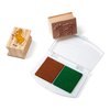 Melissa & Doug Stamp-a-Scene Wooden Stamp Set: Farm - 20 Stamps, 5 Colored Pencils, and 2-Color Stamp Pad