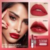 WALULAN Double-ended Lip Oil,Matte Lip Gloss, Waterproof Sweatproof Lipstick Sealer,Lip Glow Oil,Plumper Clear Hydrating, Lipstick Raincoa