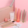 Docolor Makeup Brushes Set 17Pcs Morandi Makeup Brushes with Makeup Bag and Makeup Sponge and Brush Protector Professional Face Powder Foundation Eye Shadow Concealers Brush Kit Gift Box