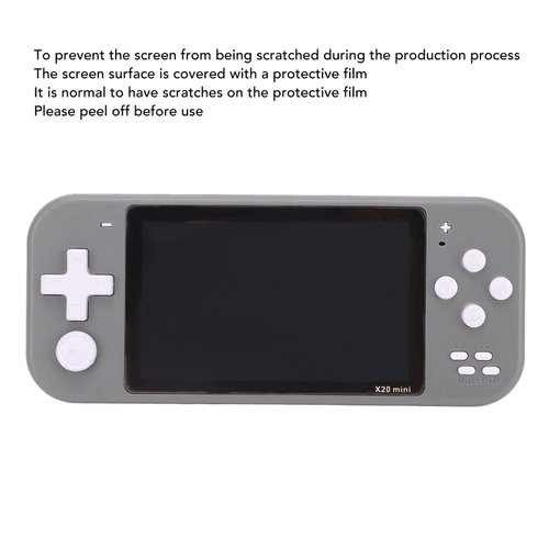 VBESTLIFE Handheld Game Console, 4.3 Inch Retro Plastic Multiple Emulators Portable Video Game Player for Children and Adults
