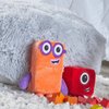 hand2mind Numberblocks One and Two Playful Pals, Plush Toys, Cute Plushies, Stuffed Toys, Numbers for Toddlers, Math Toys, Preschool Learning Toys, Kids Birthday Gifts, Stocking Stuffers for Kids 3-5