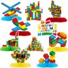 10 Pcs Building Block Birthday Party Supplies Building Block Table Centerpieces Building Block Party Decorations Building Block Honeycomb Centerpiece Building Block Table Decoration for Birthday Party