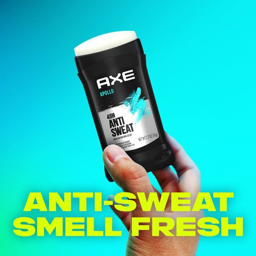 AXE Antiperspirant Deodorant Stick 48 Hour Sweat And Odor Protection For Long Lasting Freshness, Apollo Sage And Cedarwood Men's Deodorant 2.7oz