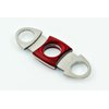 COSACASA Stainless Steel RED Wood Guillotine Cigar Cutter