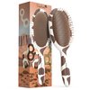 FRAMAR Curly Hair Detangler Brush – Detangler Brush For Curly Hair Cow Print Hairbrush For Curly Hair, Wet Hairbrushes For Woman, Womens Hair Brush For Thick Hair Cute Cow Stuff Brush Hair - Cow Print