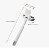 Hair Brush Cleaning Tool Comb Cleaning Brush Hair Brush Cleaner Comb, 2-in-1 Hair Brush Cleaning Tool, Hair Brush Remover Rake for Removing Hair Dust,Home and Salon Use(1 Pack-White)