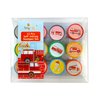 TINYMILLS 12 Pcs Fire Truck Firefighter Stamp Kit for Kids…